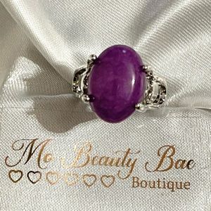 Amethyst Heart Ring